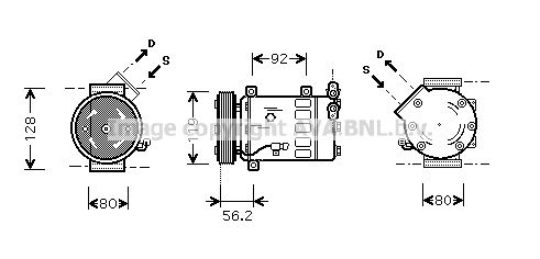 AVA QUALITY COOLING Kompressor,kliimaseade CNAK061